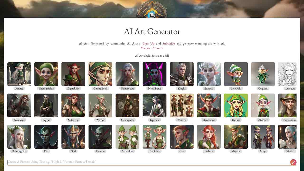 AI Art Generator - Ebank