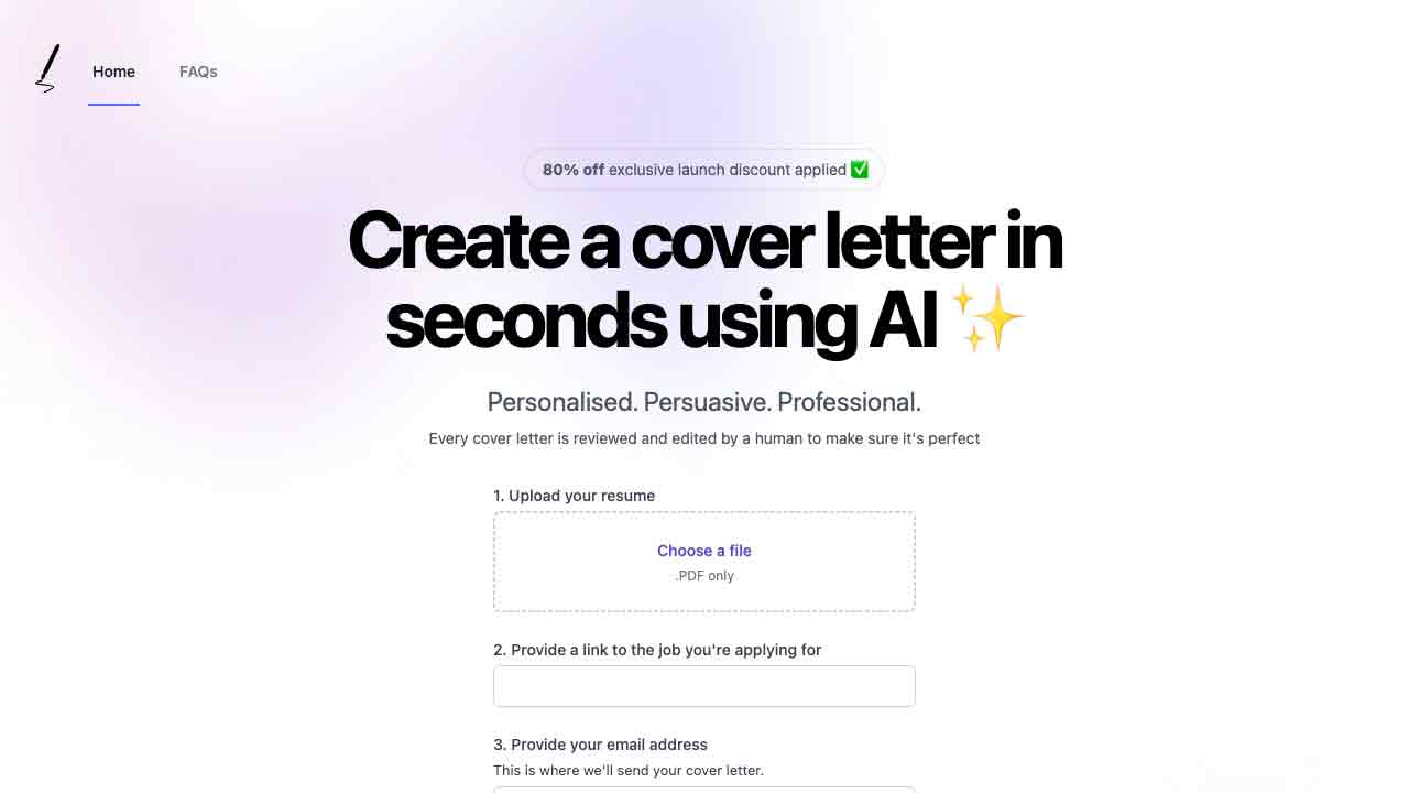 AI Cover Letter Generator