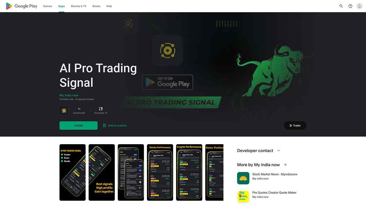 AI Pro Trading Signal App