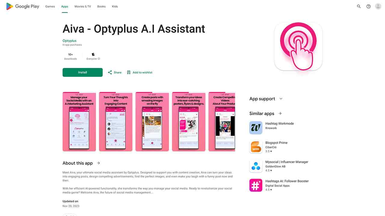 Aiva - Optyplus A.I Assistant