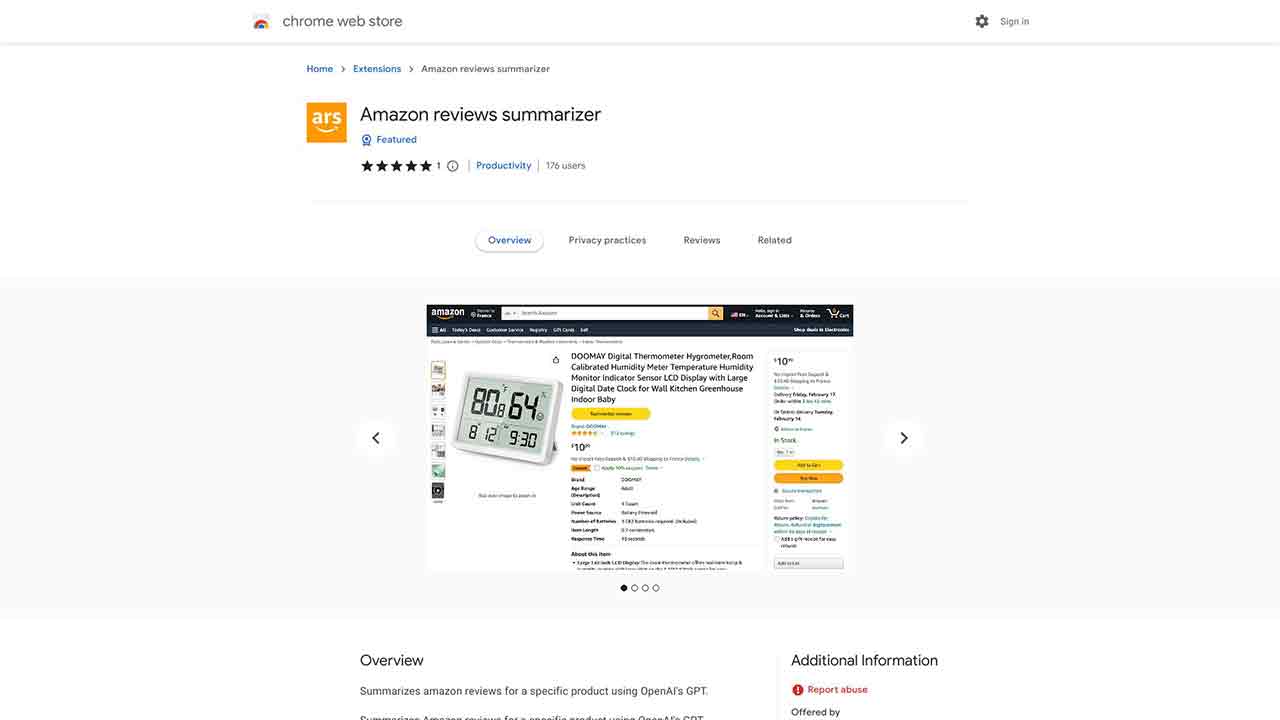 Amazon Reviews Chrome Extension