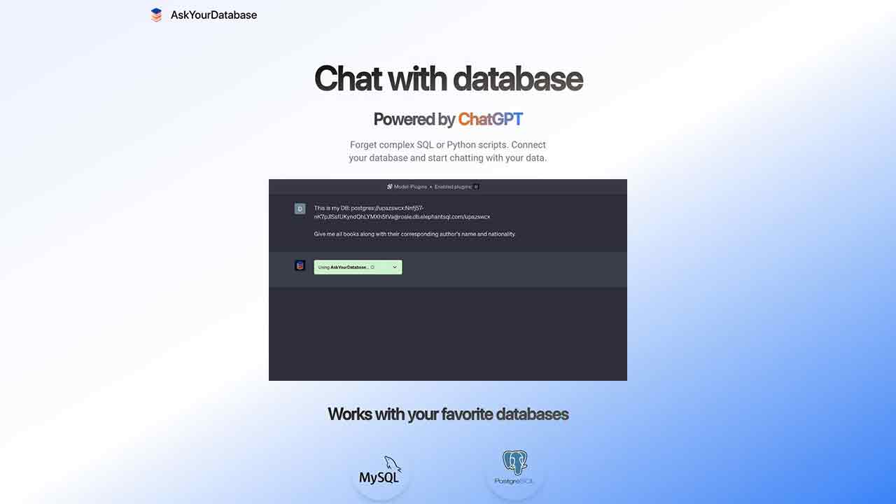 AskYourDatabase