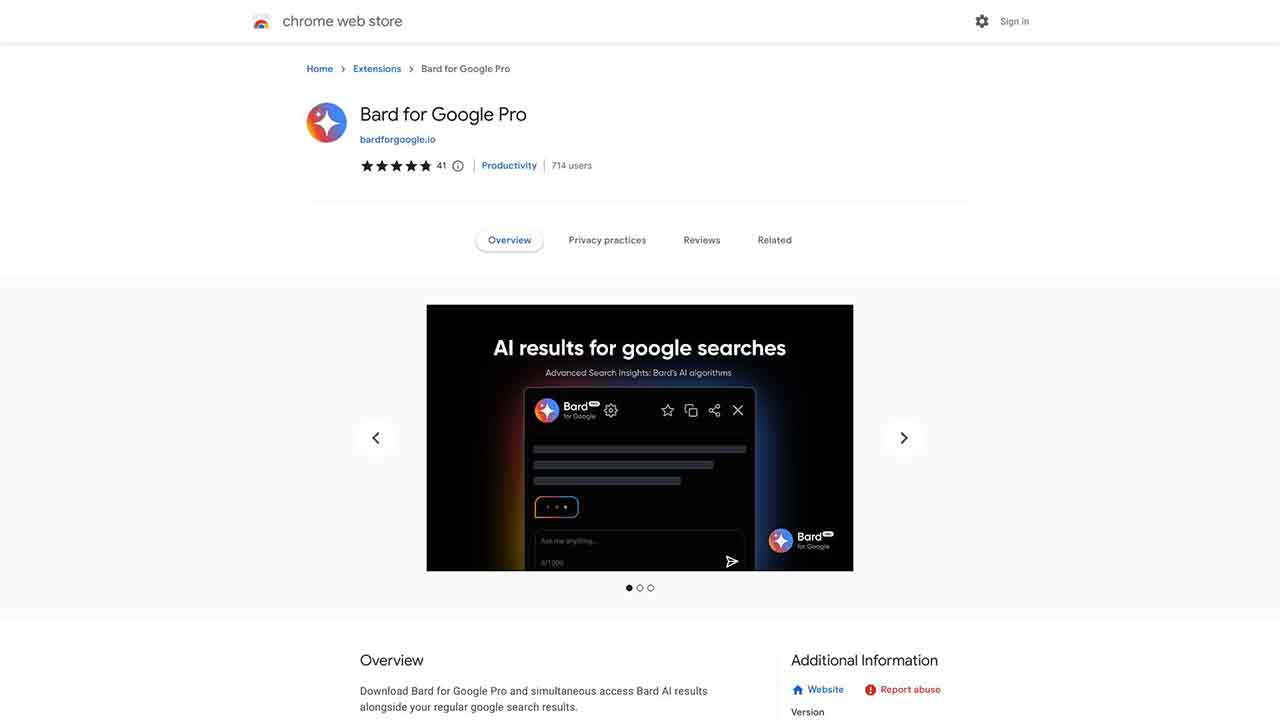 Bard for Google Pro