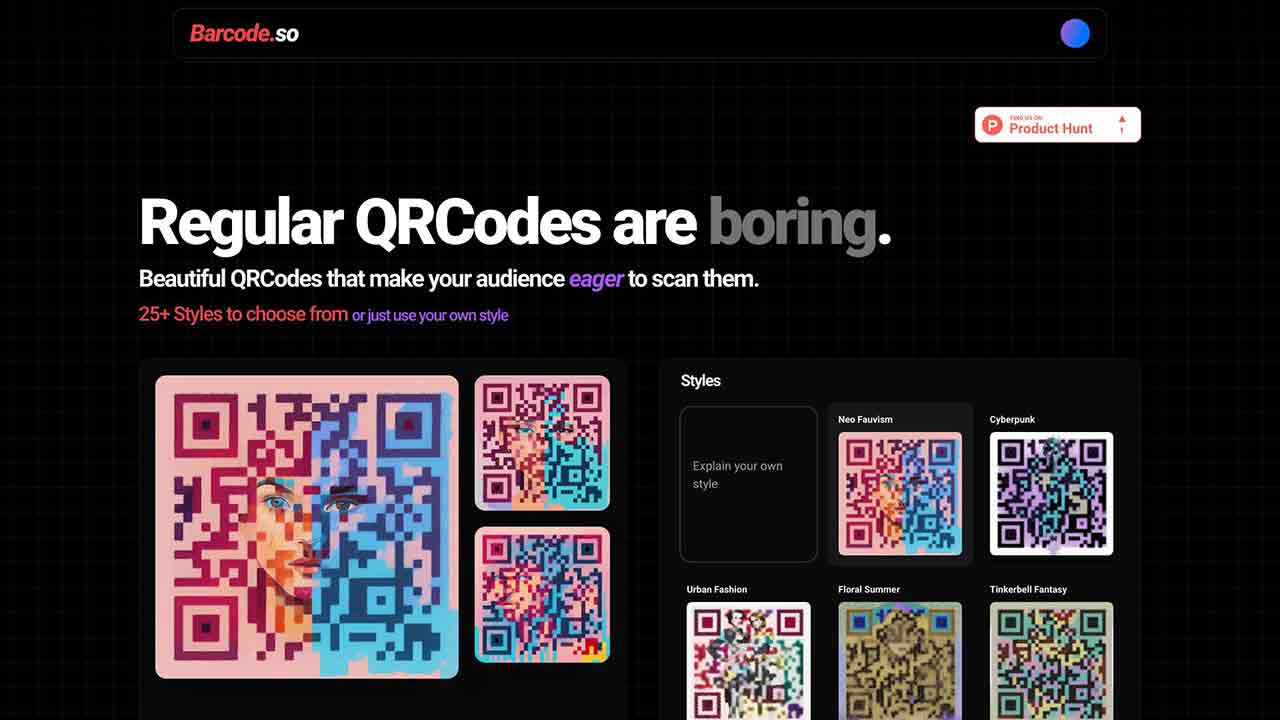 Beautiful QRCodes