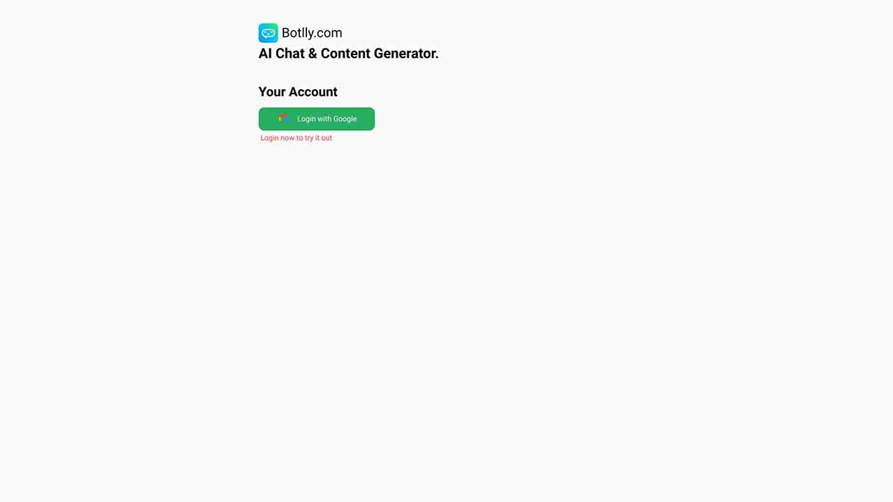 Botlly - AI Content Generator