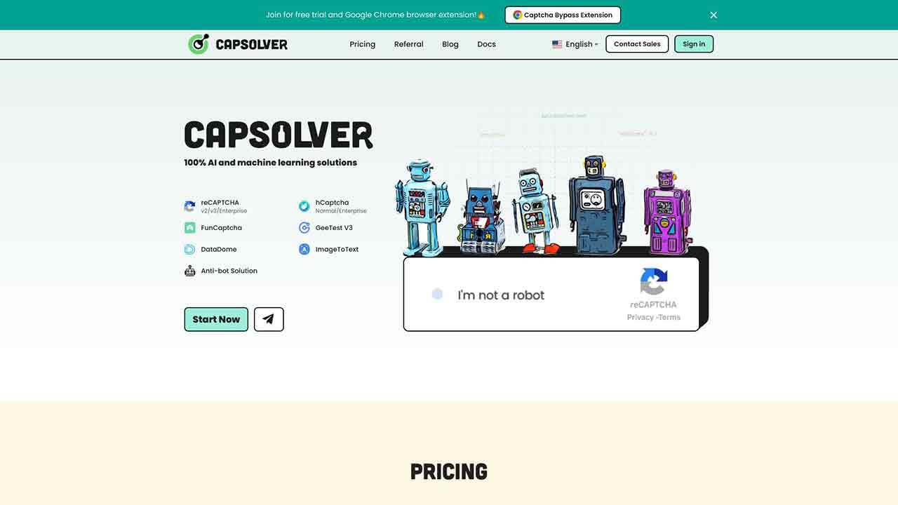 CapSolver - Automatic Captcha Solution Service