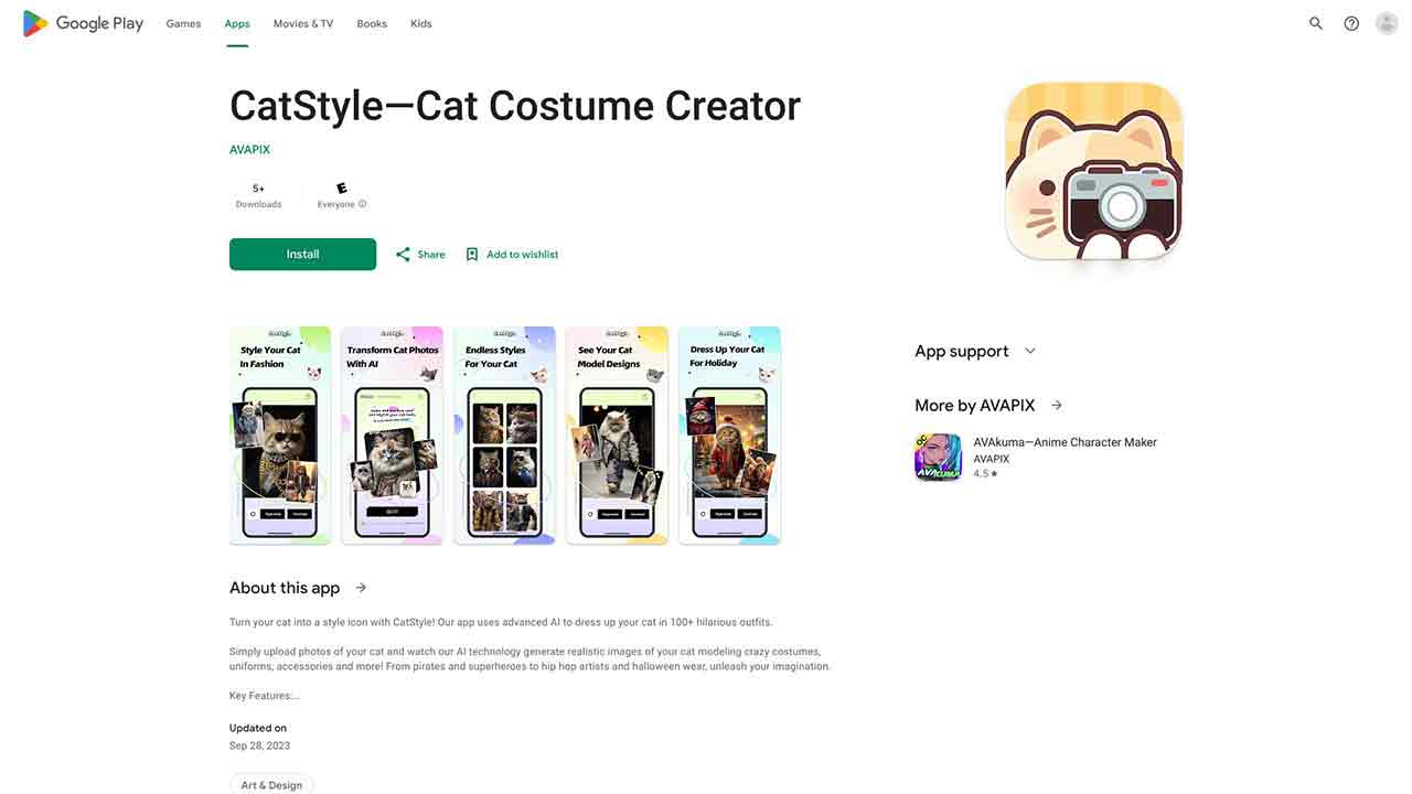 Cat Costume Generator