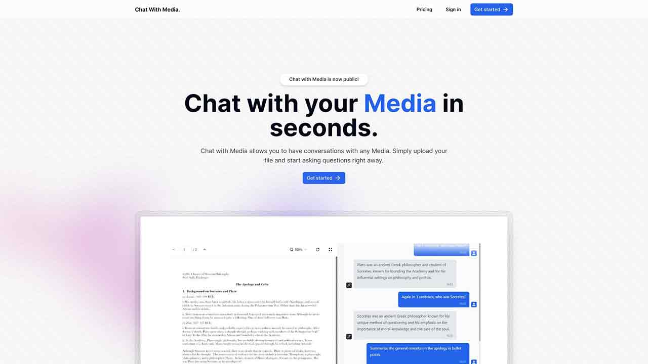 Chat With Media