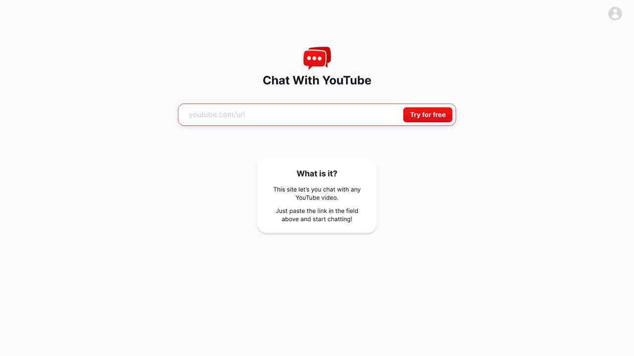 Chat With Youtube