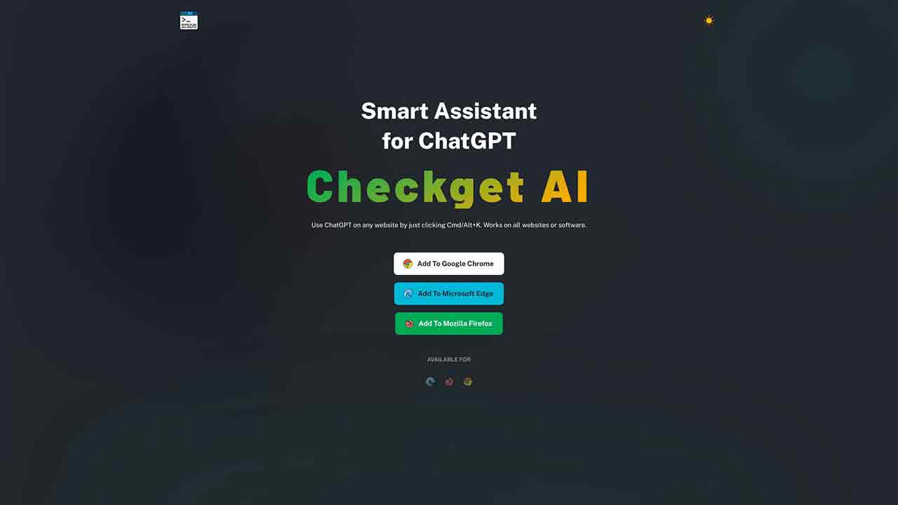 Checkget - Smart Assistant for ChatGPT