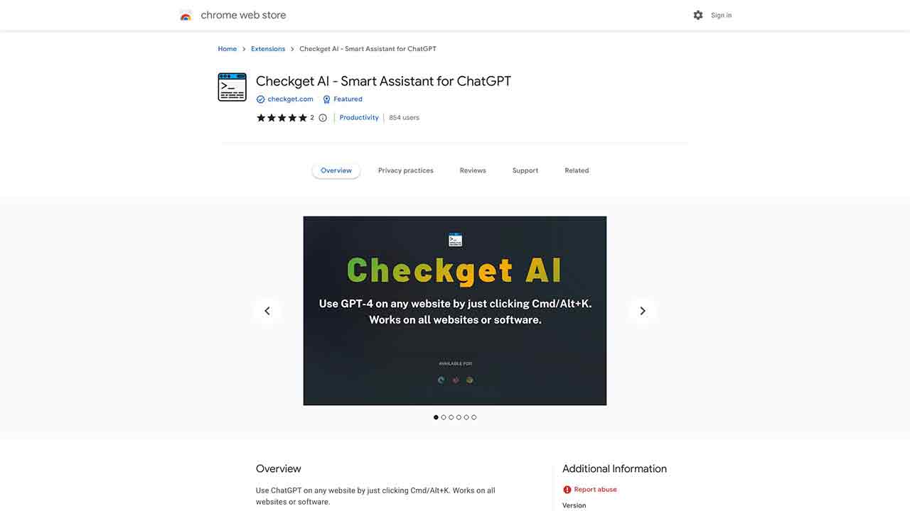 Checkget AI