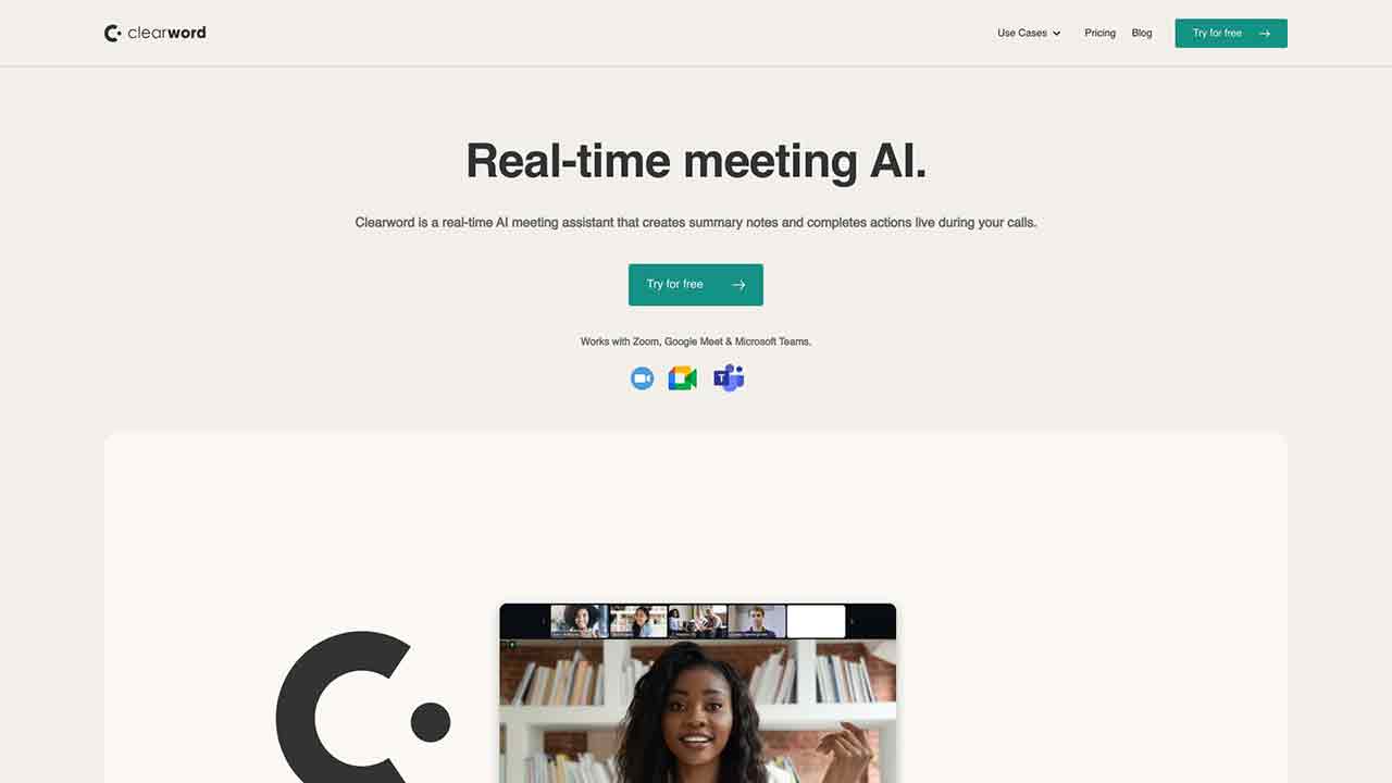 Clearword - Real-time Meeting AI