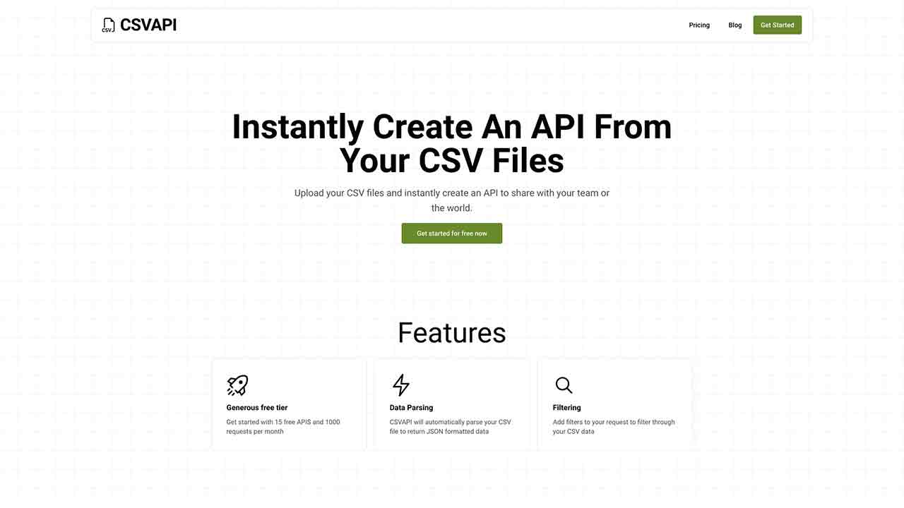 CSV to API