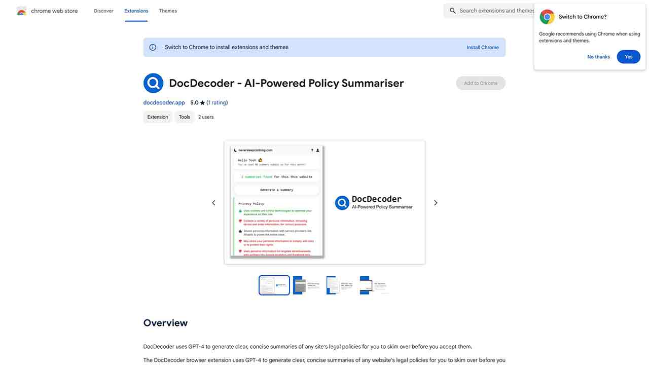 DocDecoder - AI-Powered Policy Summariser