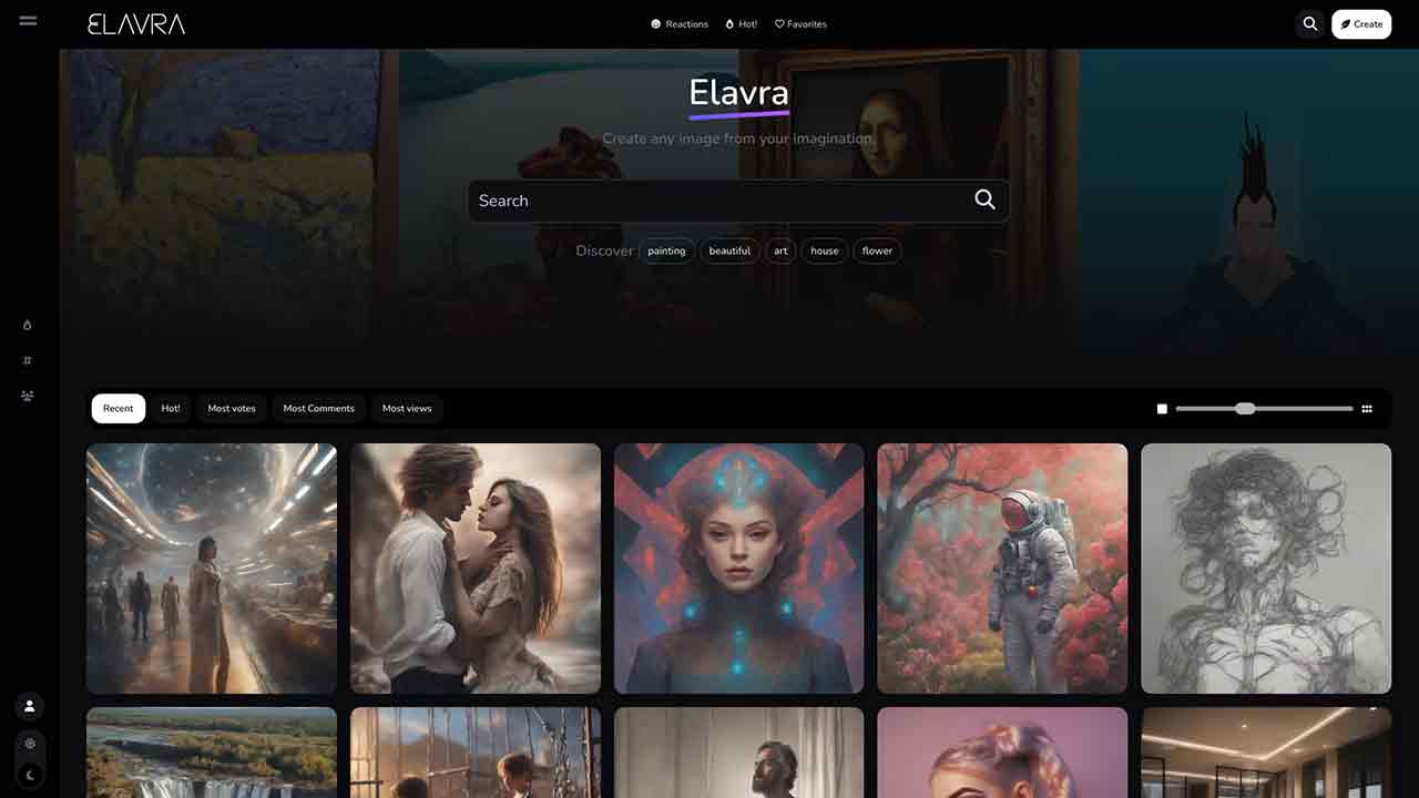 Elavra - AI Image Gallery