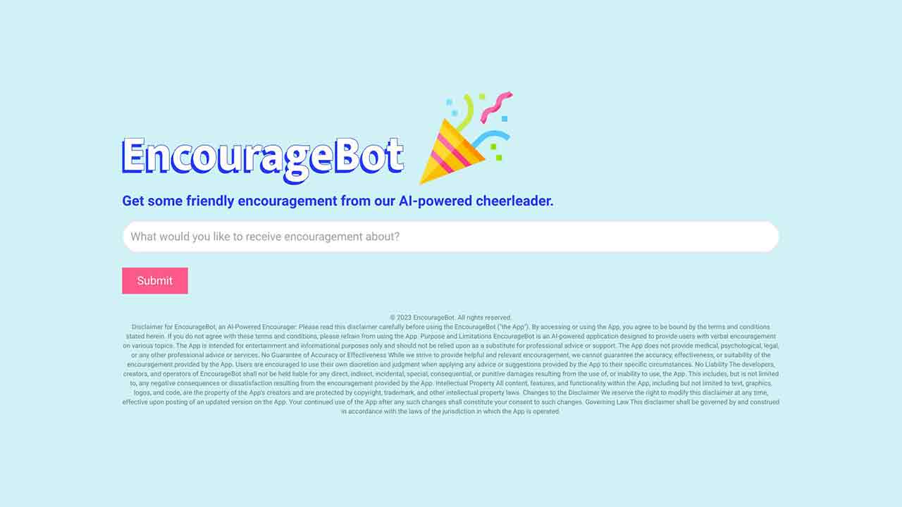 Encouragebot