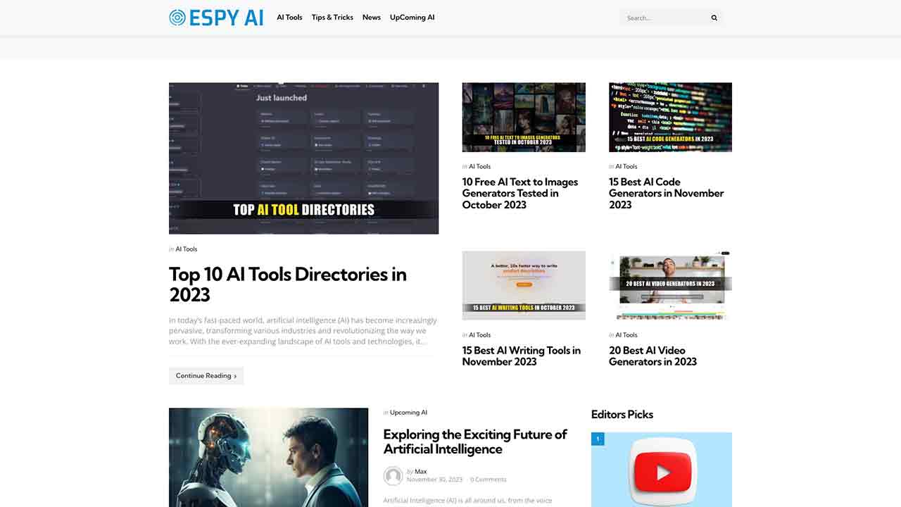 EspyAI - AI News, AI Tools And AI Tips