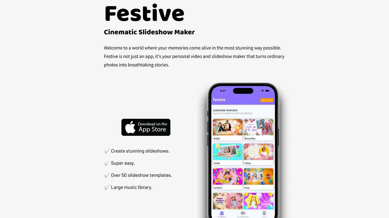 Festive Slideshow Maker