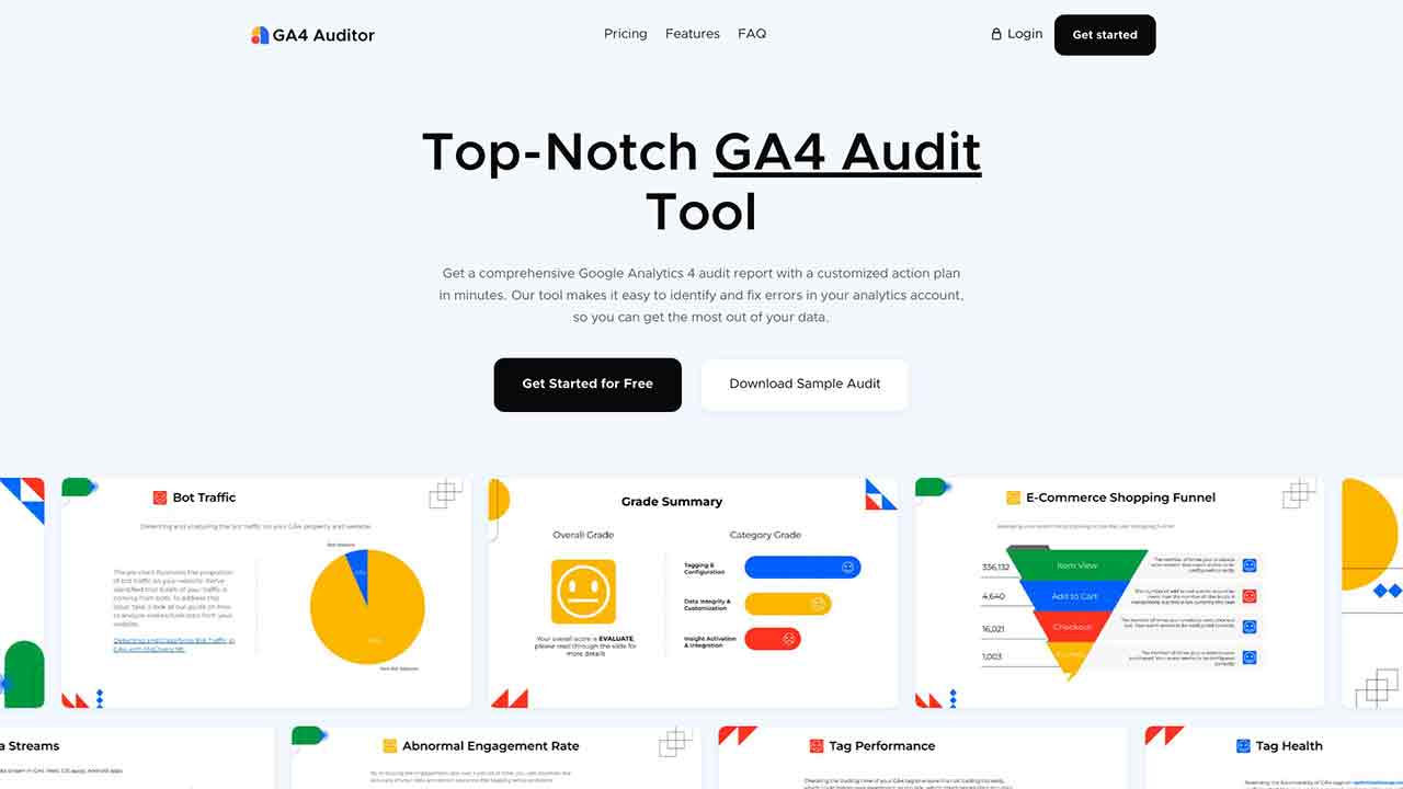 GA4 Auditor - Google Analytics 4 Audit Tool