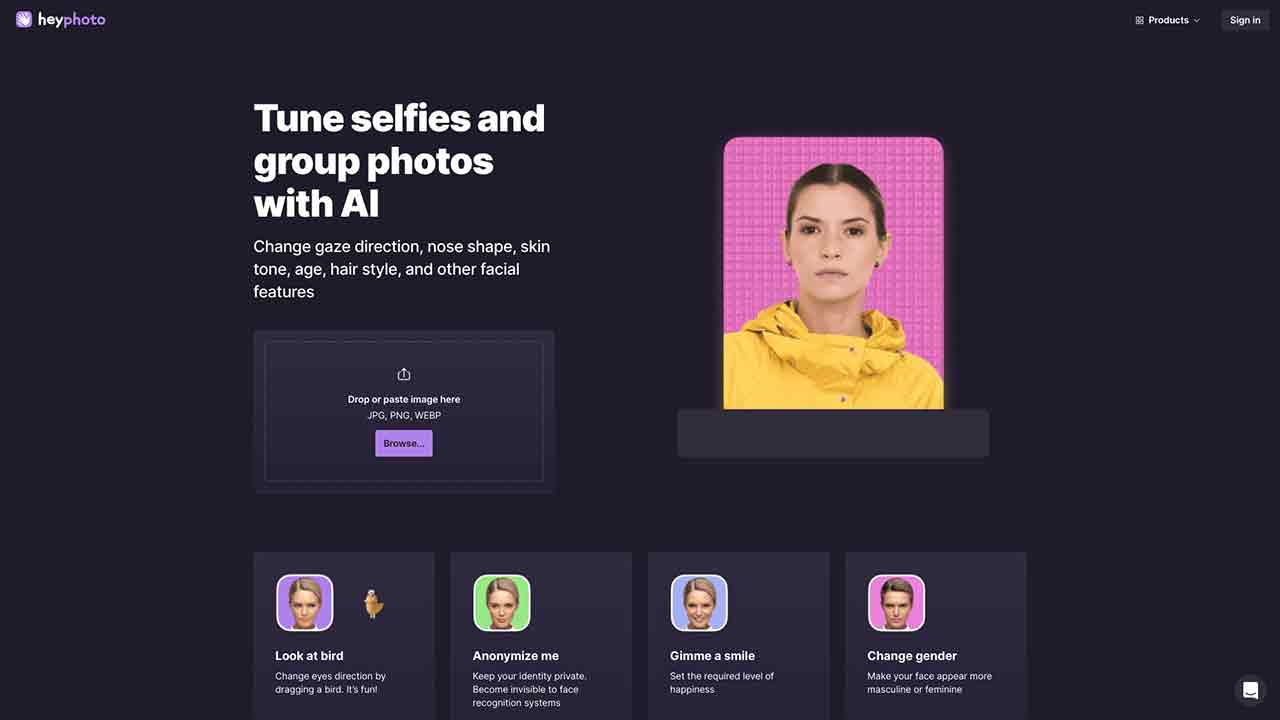 HeyPhoto AI Photo Editor Online