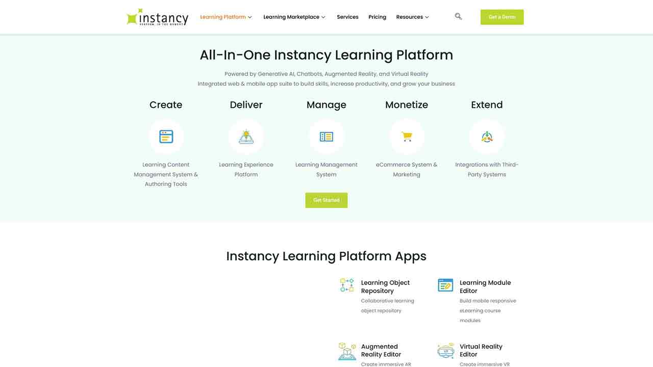 Instancy Learning Platform and Social Learning Network