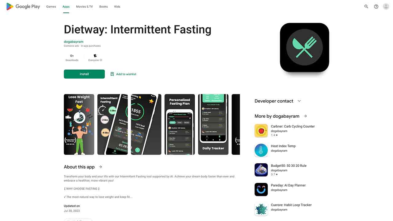 Intermittent Fasting AI