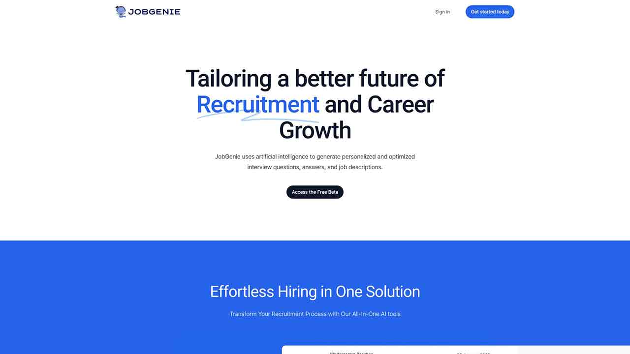 JobGenie