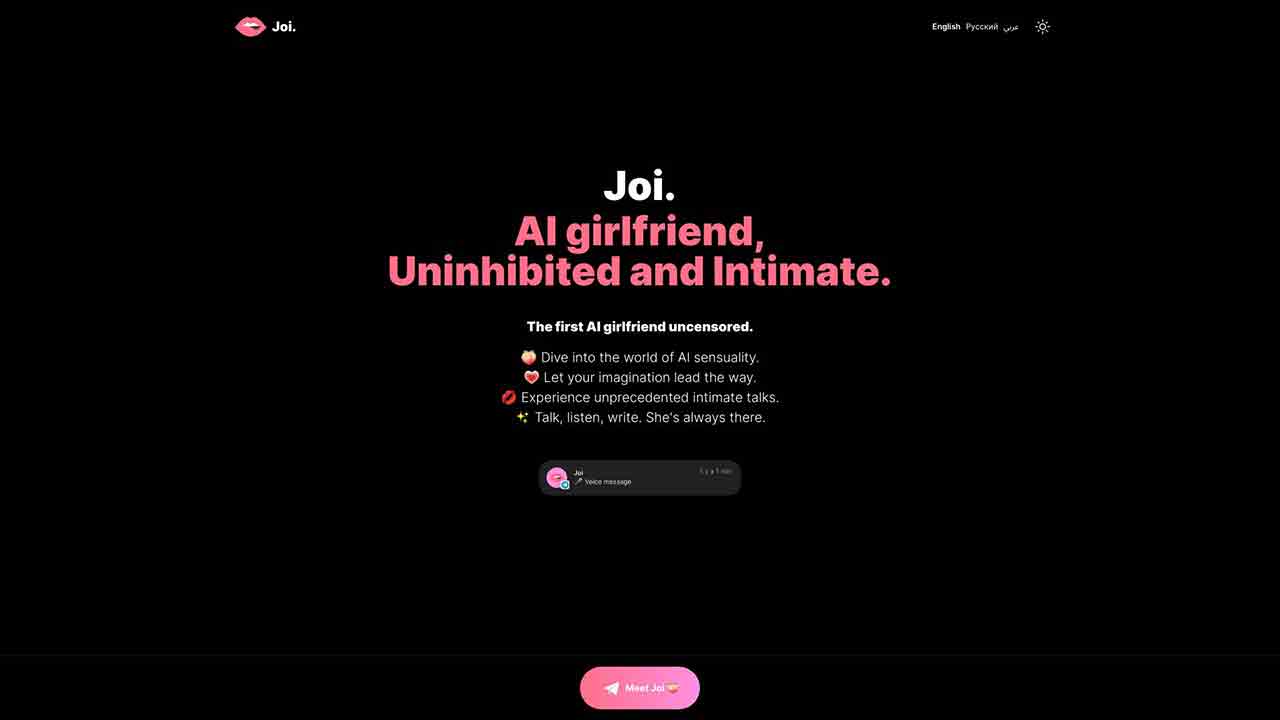 Joi - AI Girlfriend, with benefits