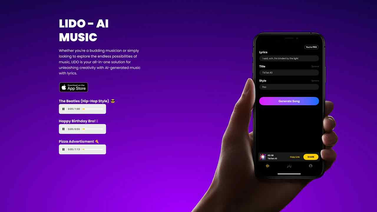 LIDO - AI Music Generator