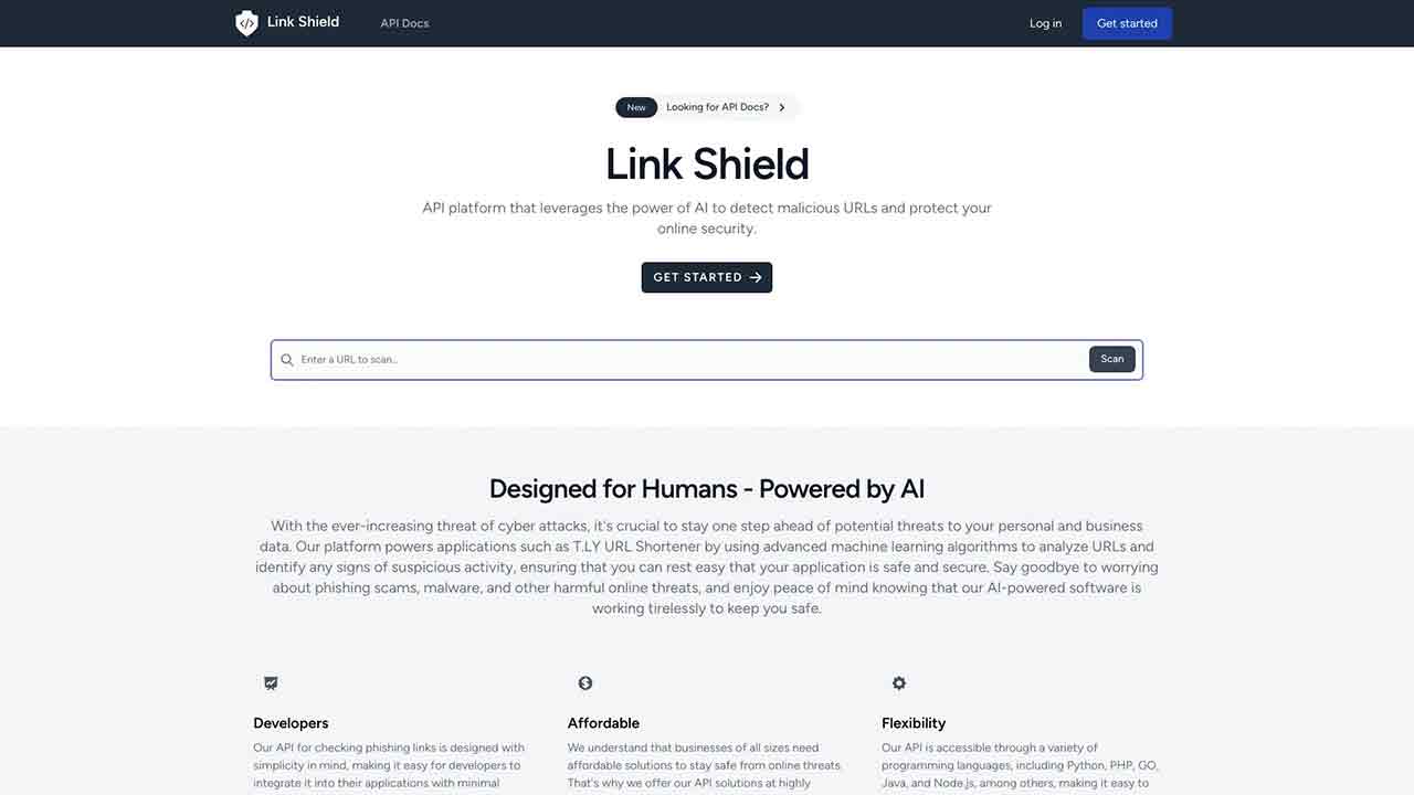 Link Shield - Malicious URL API