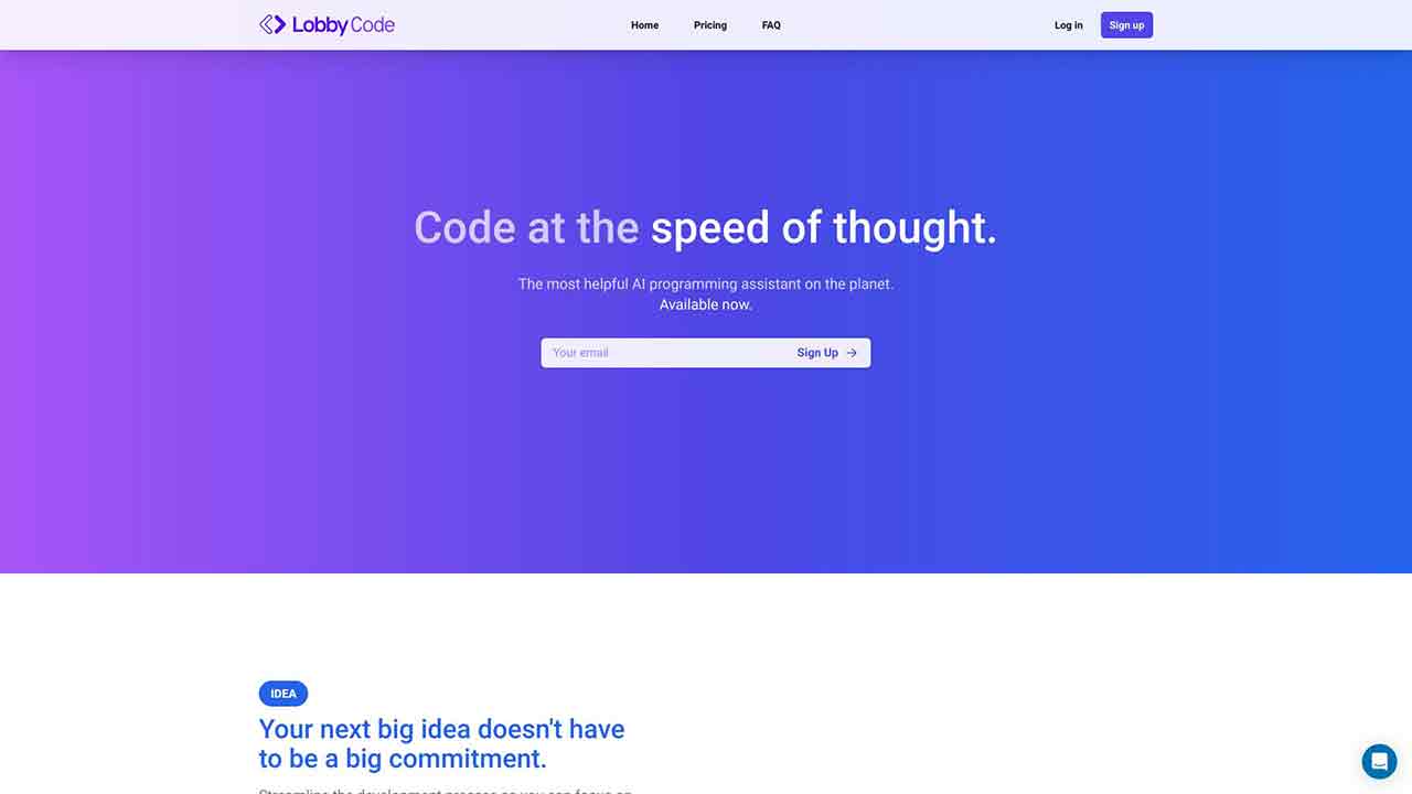 Lobby Code - The Most Helpful Coding Assistant on Earth