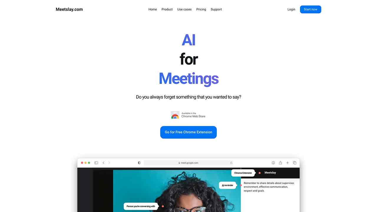 Meetslay - AI for Meetings
