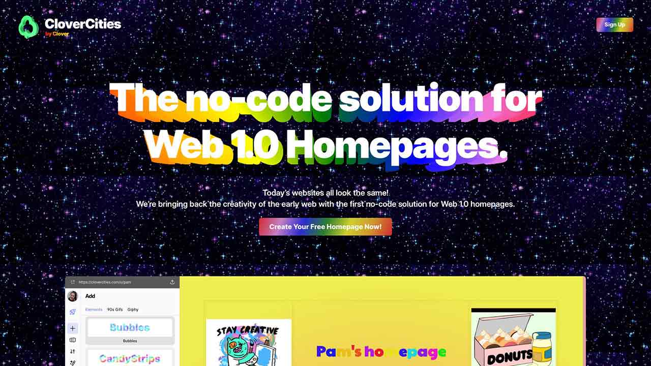 No-Code Web 1.0