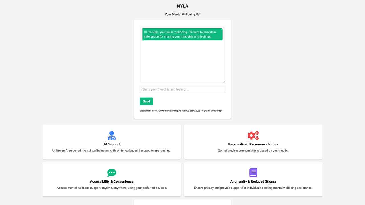 NYLA - Your AI Wellness Pal