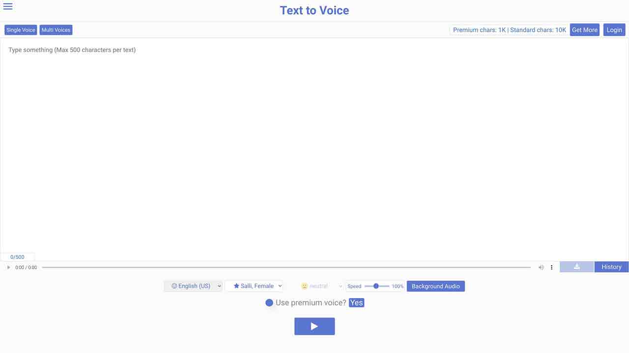 Online Text to Speech with Emotions