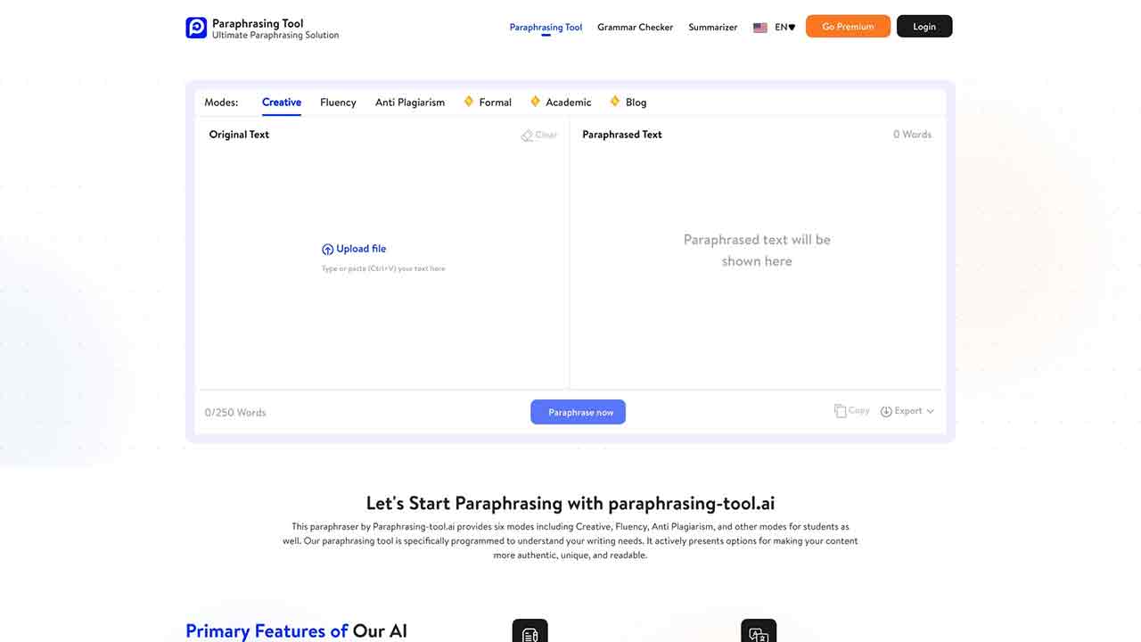 Paraphrasing-tool.ai