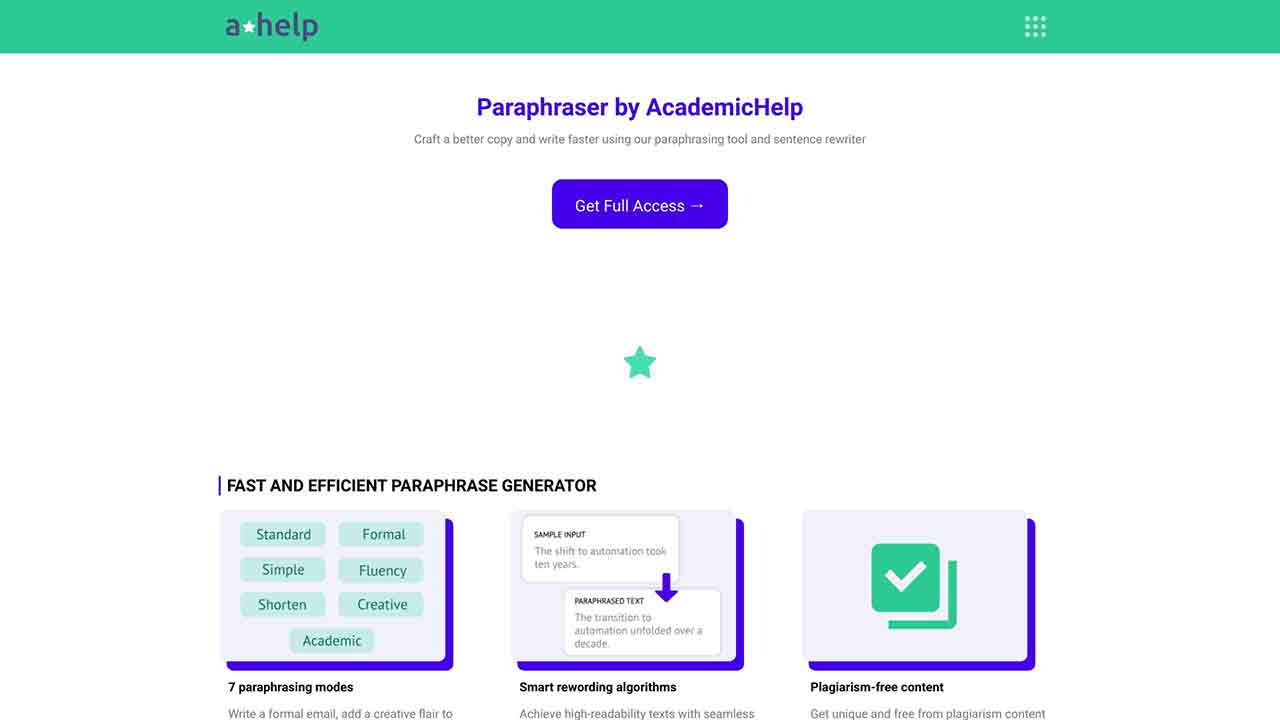 Paraphrasing Tool