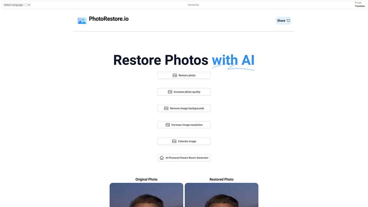 PhotoRestore.io