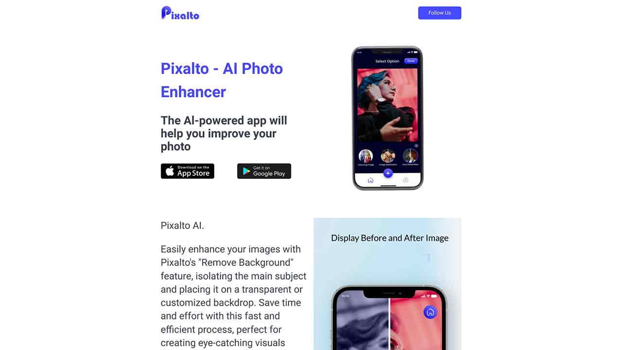 Pixalto - AI Photo Enhancer