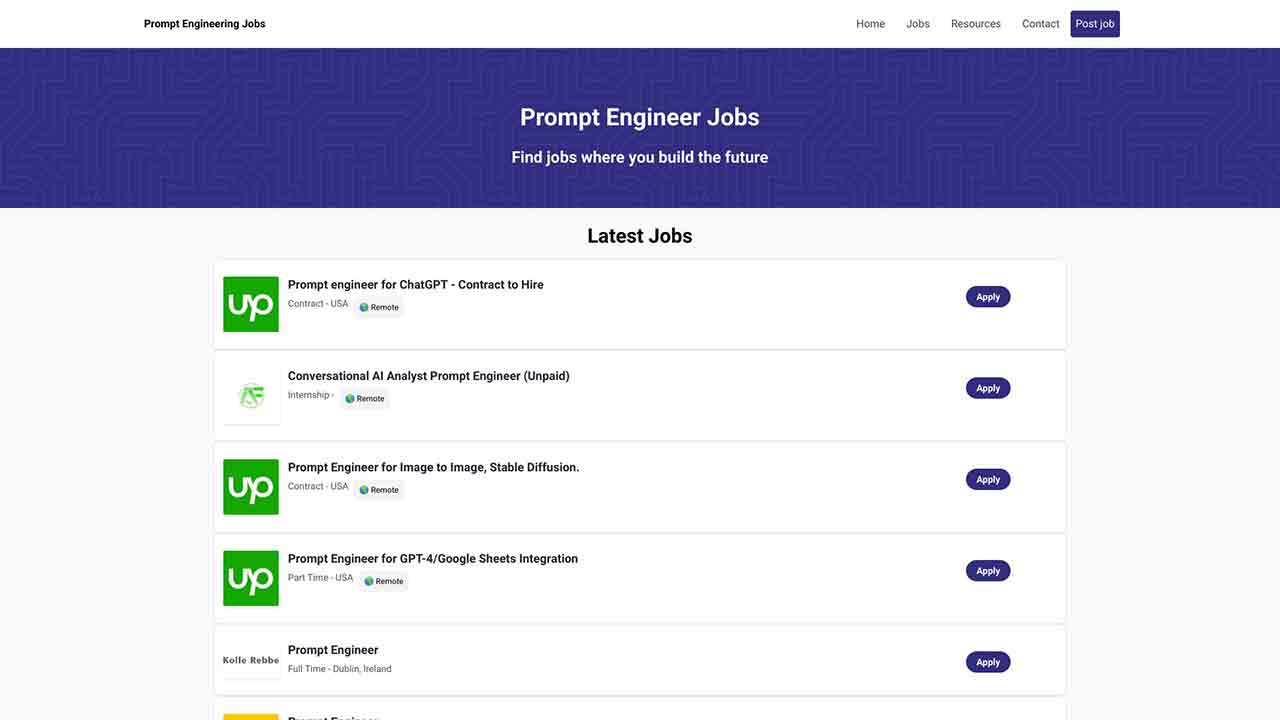 Prompt Engineering Jobs