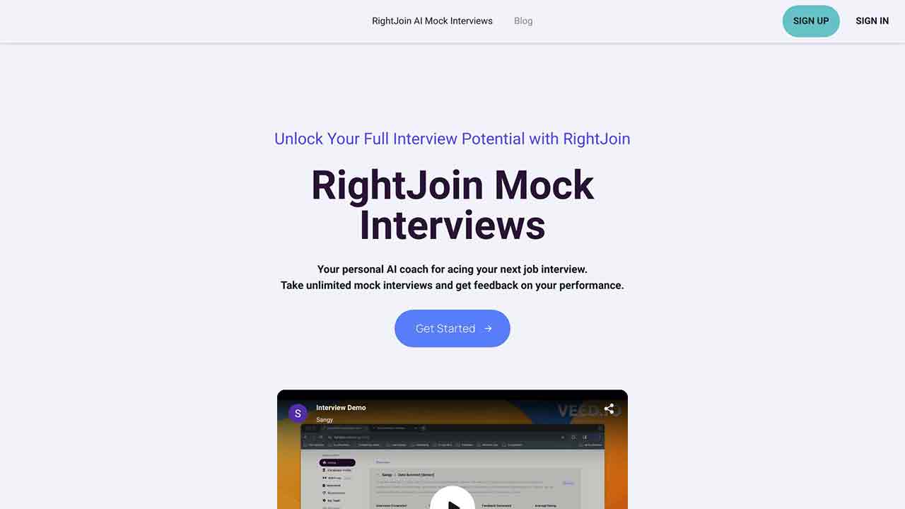 RightJoin AI Mock Interviews