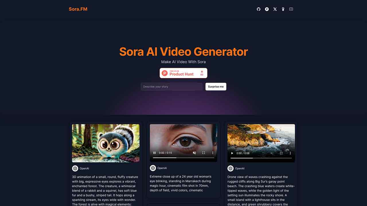 Sora AI Video Generator