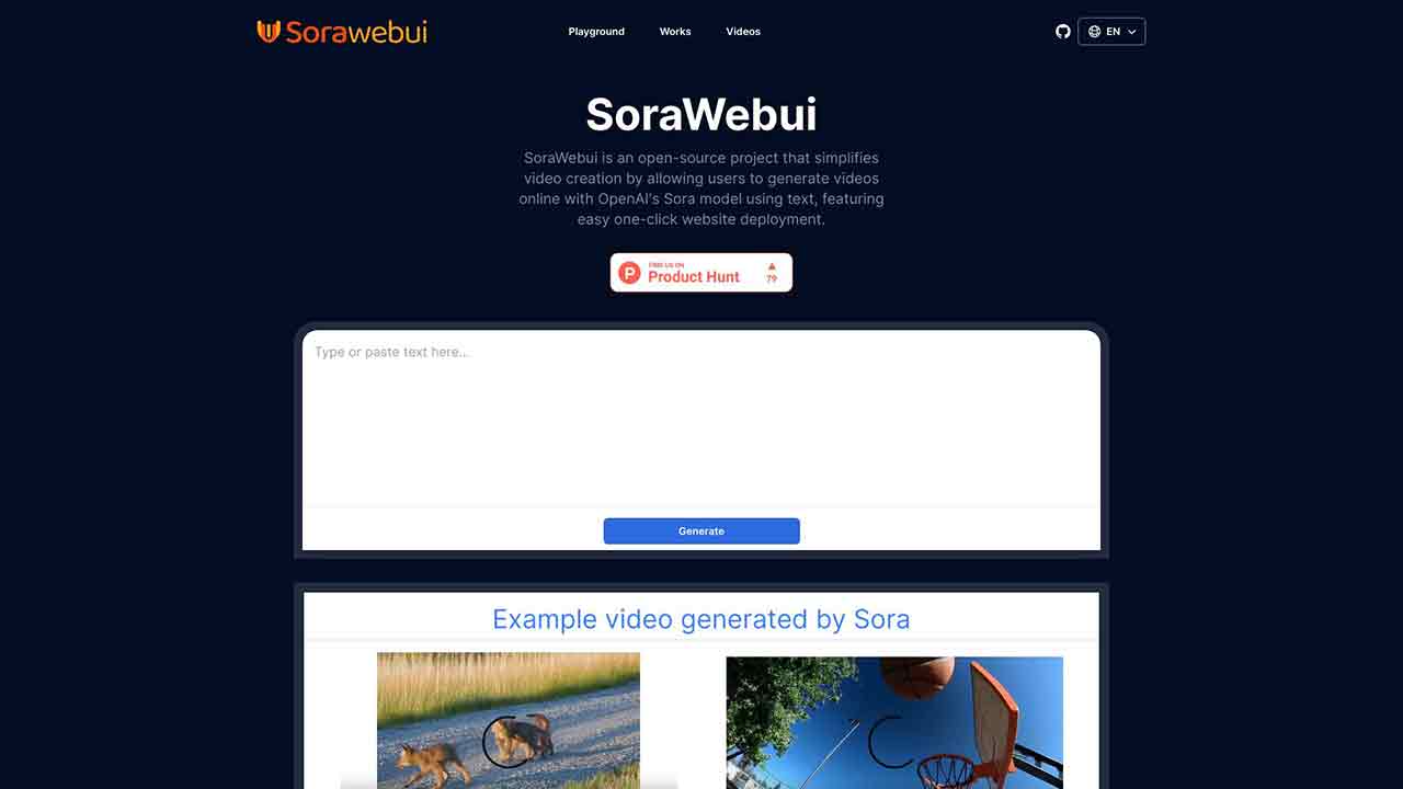 SoraWebui