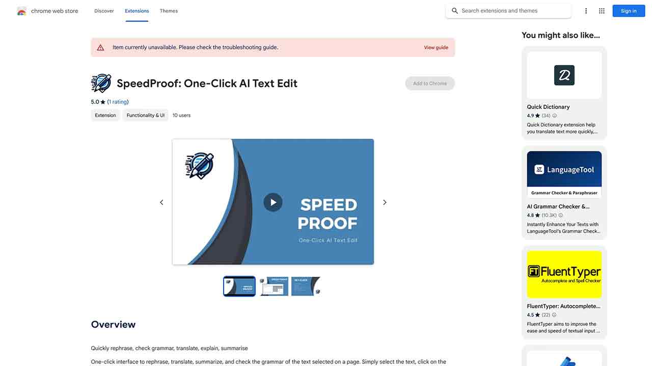 SpeedProof