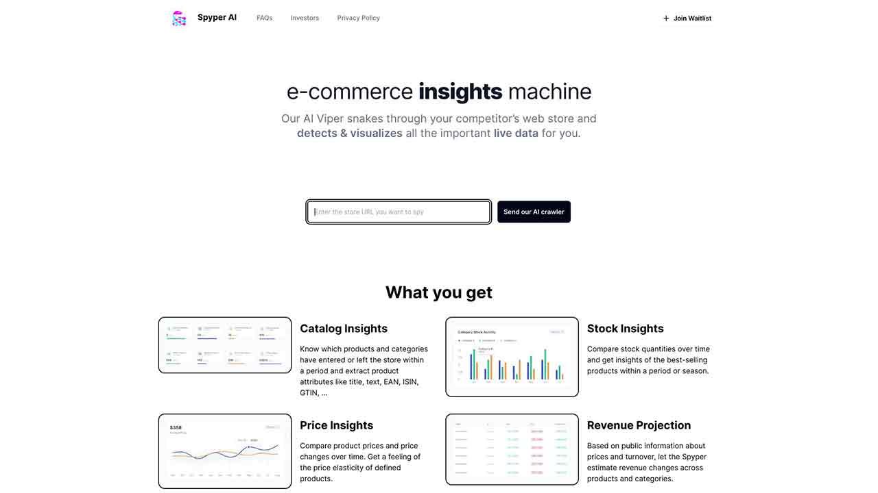 Spyper AI - E-Commerce Insights Machine