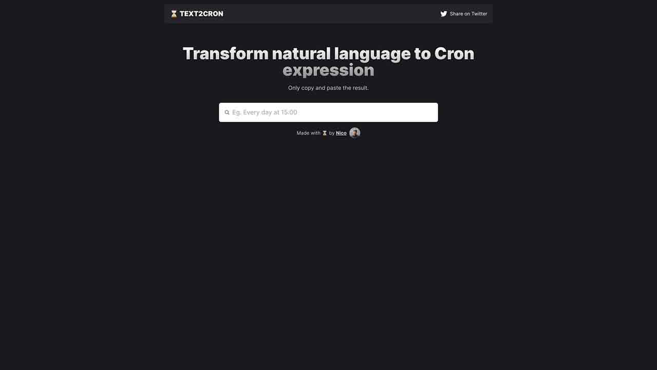 Text2Cron