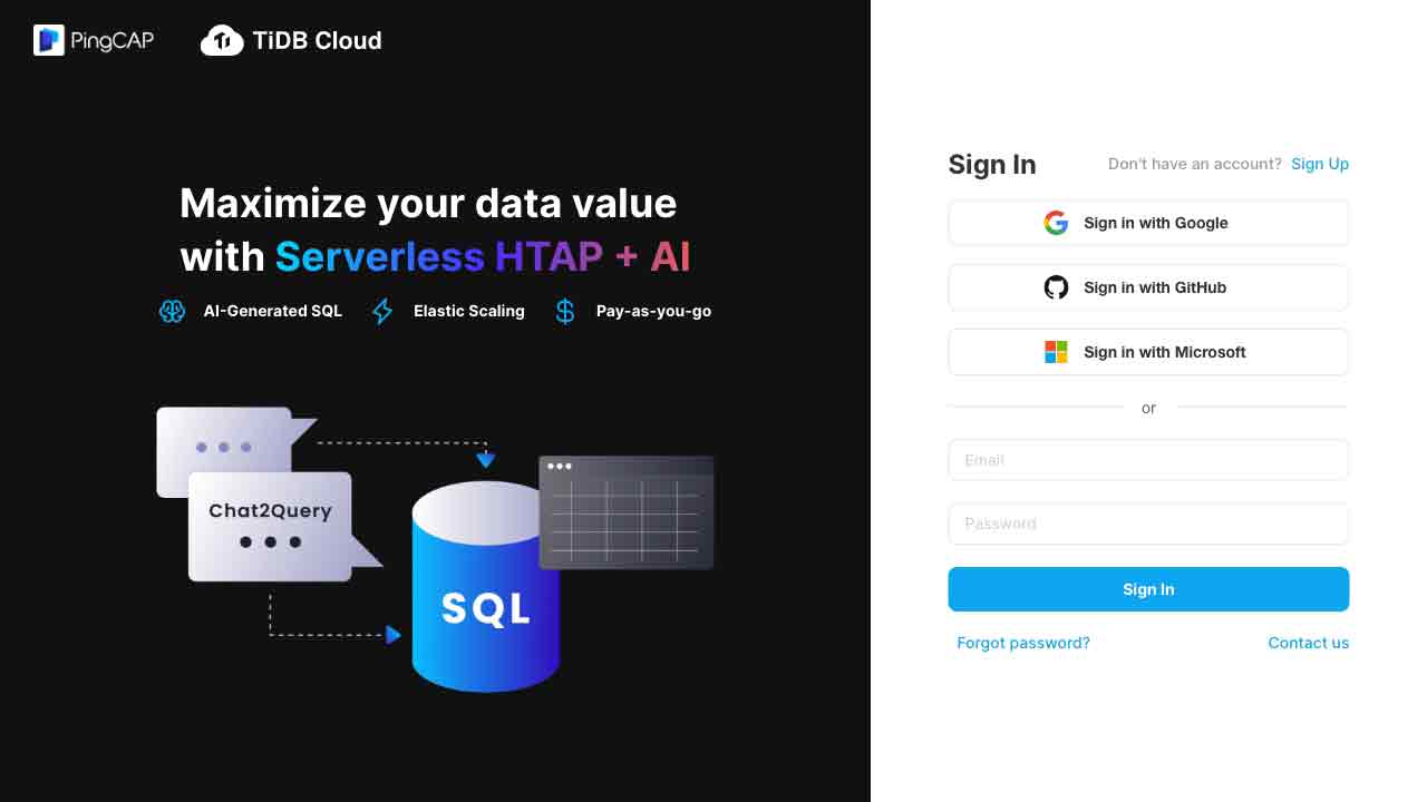 TiDB Cloud