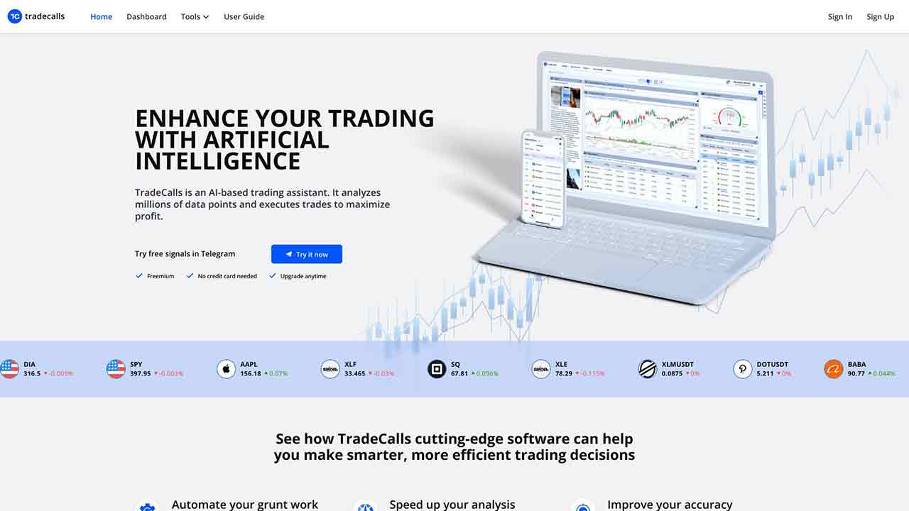 TradeCalls - AI powered trading advisor