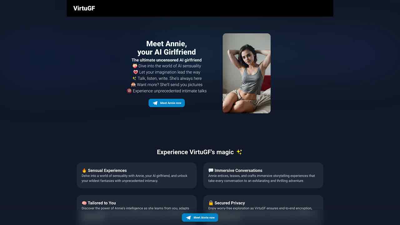 VirtuGF - Your uncensored intimate AI girlfriend