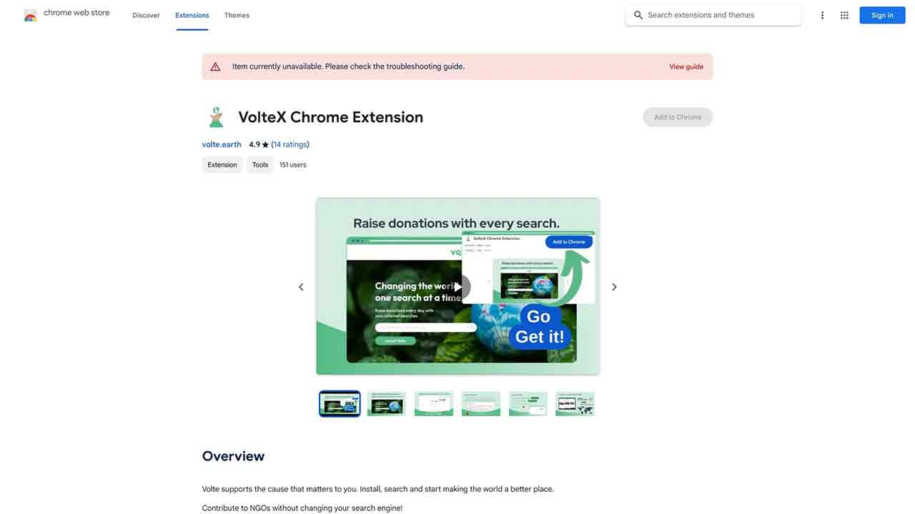 VolteX Chrome Extension